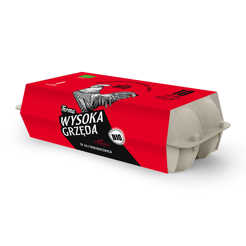 Opakowanie 10 ekologicznych jaj Ferma Wysoka Grzęda