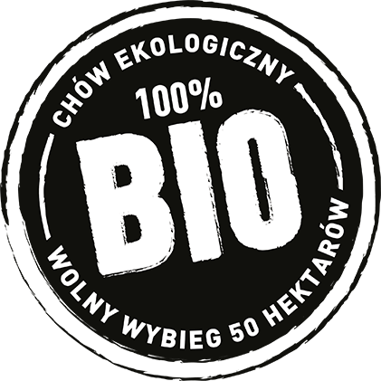Chów Ekologiczny - 100% Bio - Wolny Wybieg 50 hektarów - Wysoka Grzęda